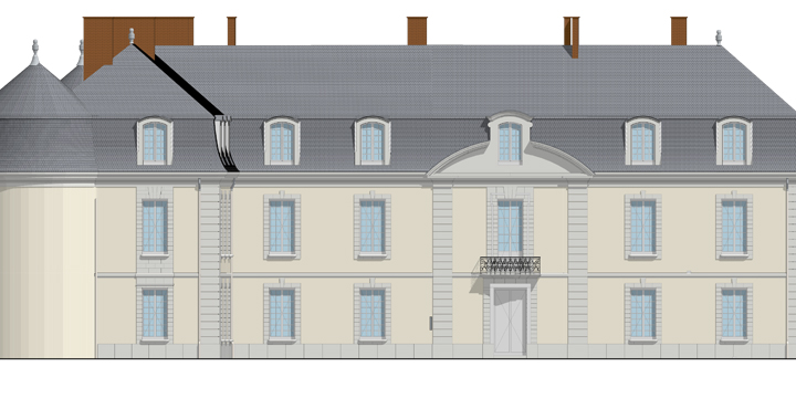 Dessin de plan 3D pour le patrimoine historique